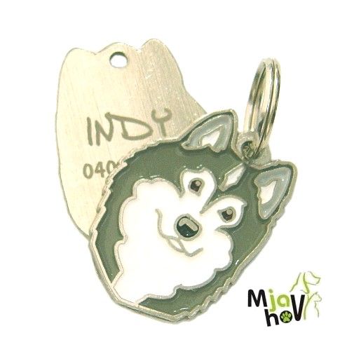 id-tegn-indgraverede-alaskan-malamute.jpg Personlige hundetegn MjavHov - indgraverede hundetegn online